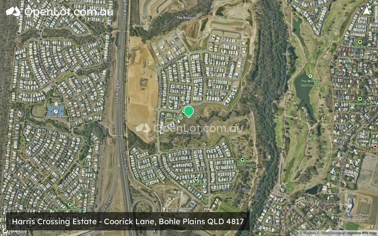 Satellite image for Harris Crossing Estate - Coorick Lane, Bohle Plains QLD 4817