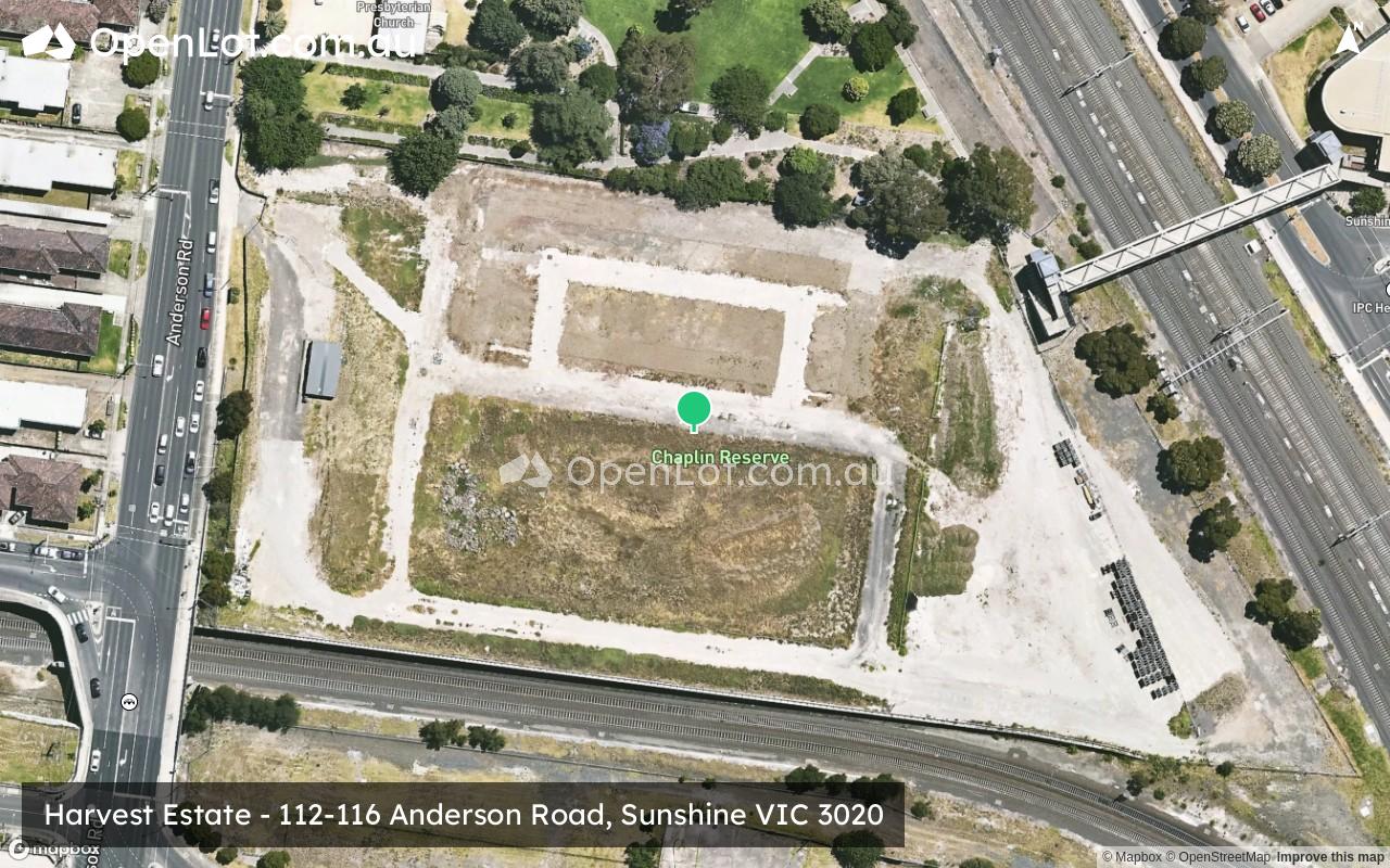 Satellite image for Harvest Estate - 112-116 Anderson Road, Sunshine VIC 3020