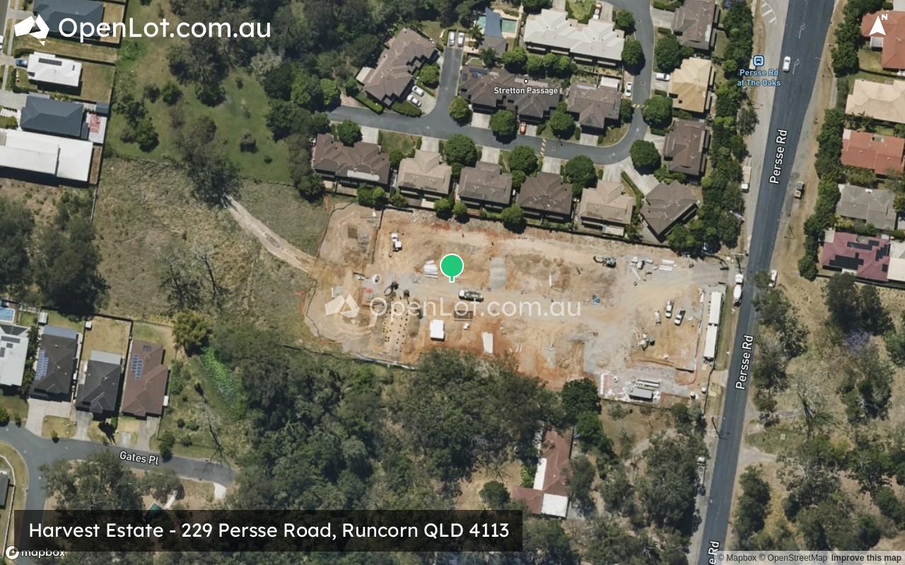Satellite image for Harvest Estate - 229 Persse Road, Runcorn QLD 4113