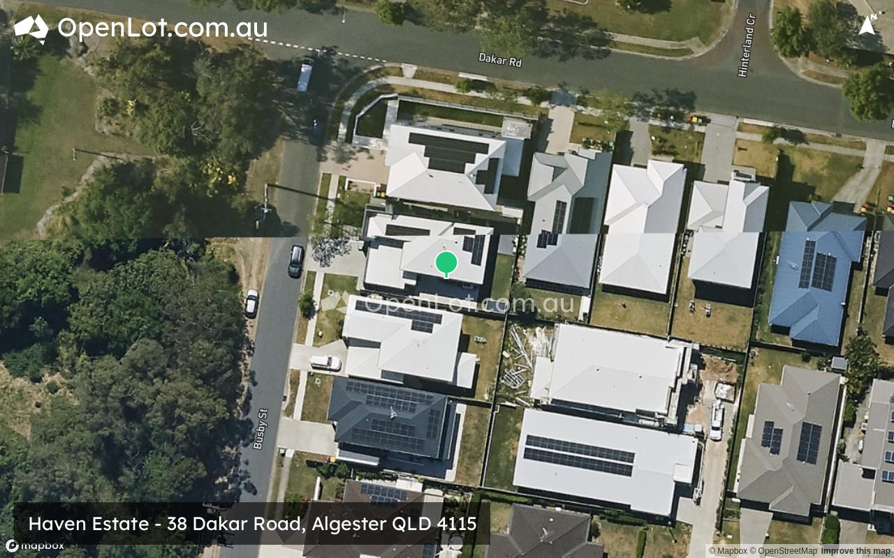Satellite image for Haven Estate - 38 Dakar Road, Algester QLD 4115
