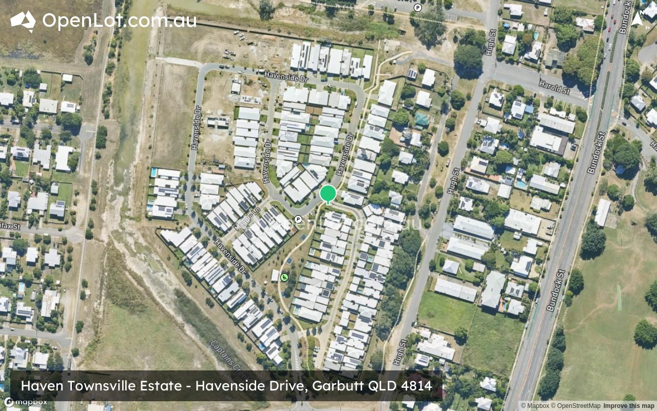 Satellite image for Haven Townsville Estate - Havenside Drive, Garbutt QLD 4814
