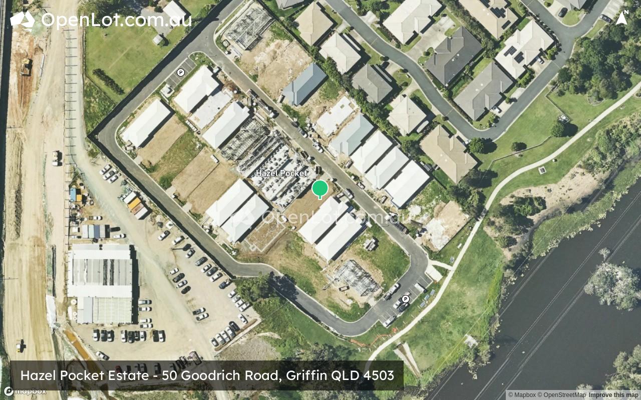 Satellite image for Hazel Pocket Estate - 50 Goodrich Road, Griffin QLD 4503