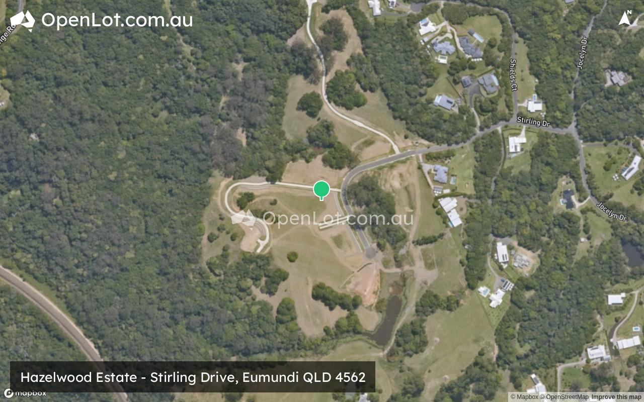 Satellite image for Hazelwood Estate - Stirling Drive, Eumundi QLD 4562