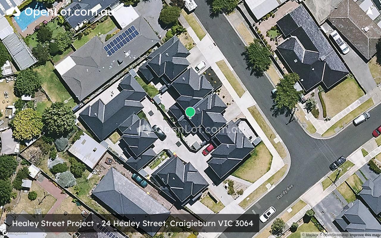 Satellite image for Healey Street Project - 24 Healey Street, Craigieburn VIC 3064