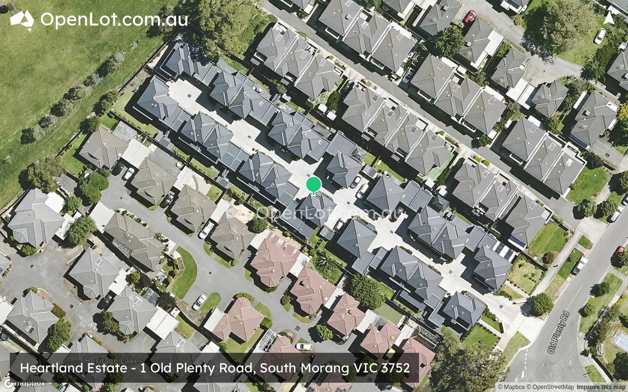 Satellite image for Heartland Estate - 1 Old Plenty Road, South Morang VIC 3752