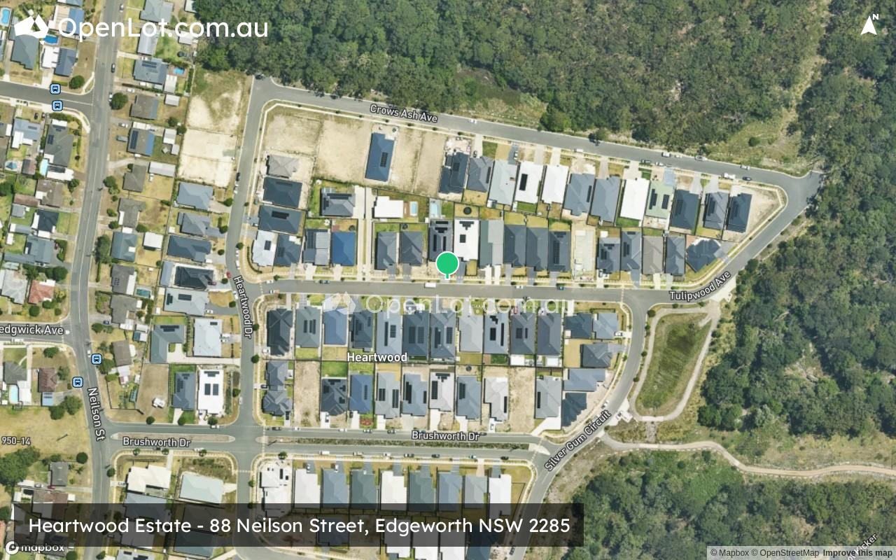 Satellite image for Heartwood Estate - 88 Neilson Street, Edgeworth NSW 2285