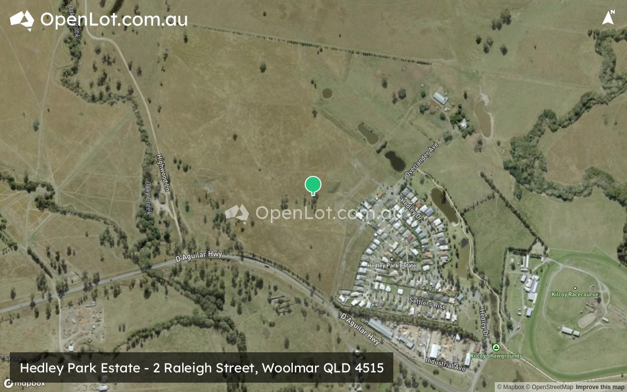 Satellite image for Hedley Park Estate - 2 Raleigh Street, Woolmar QLD 4515