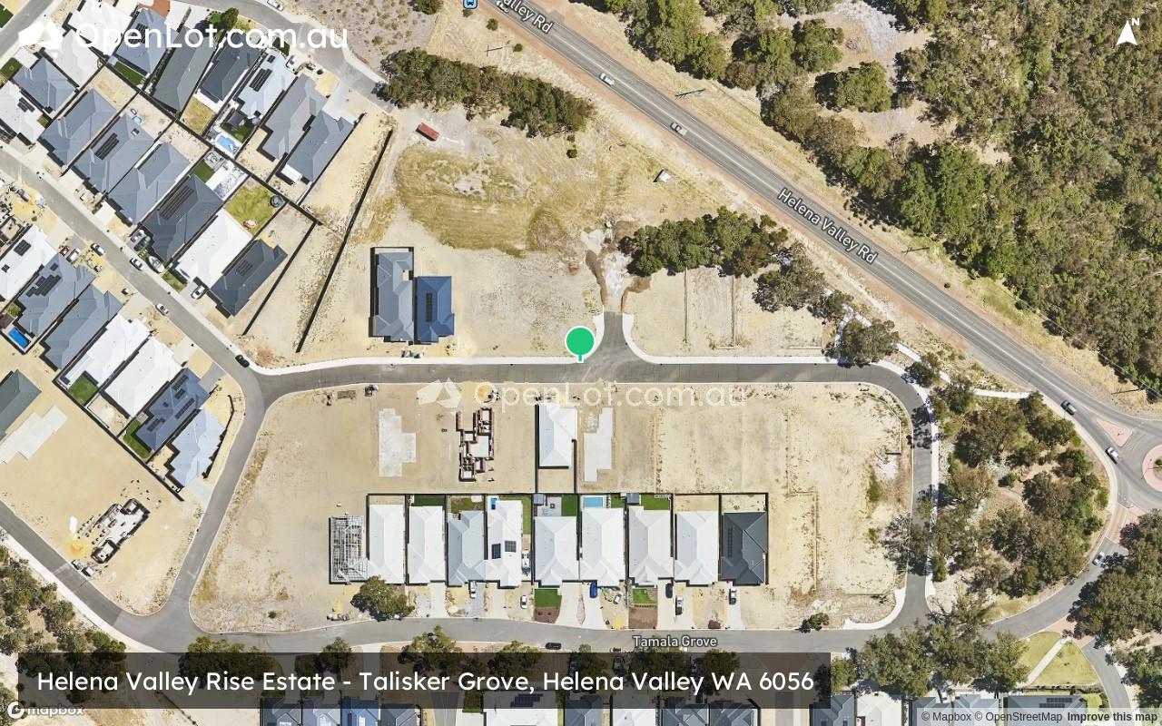 Satellite image for Helena Valley Rise Estate - Talisker Grove, Helena Valley WA 6056