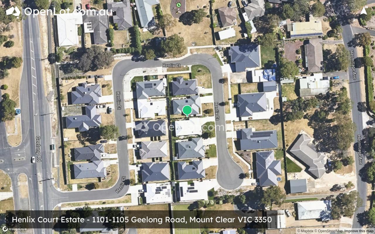 Satellite image for Henlix Court Estate - 1101-1105 Geelong Road, Mount Clear VIC 3350
