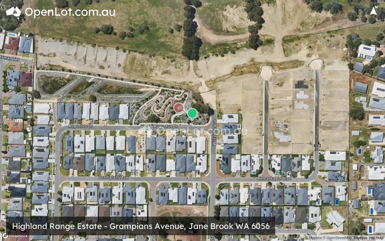 Satellite image for Highland Range Estate - Grampians Avenue, Jane Brook WA 6056
