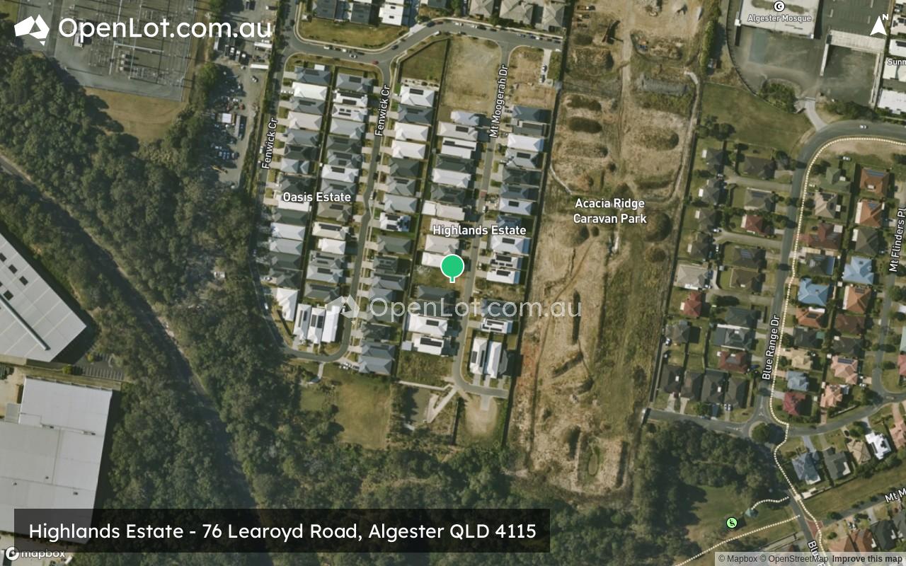 Satellite image for Highlands Estate - 76 Learoyd Road, Algester QLD 4115