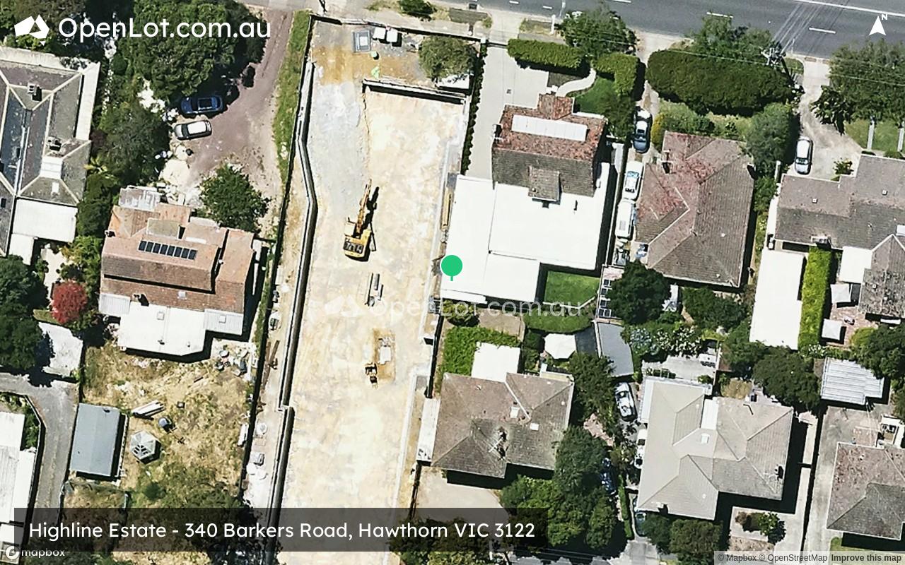 Satellite image for Highline Estate - 340 Barkers Road, Hawthorn VIC 3122