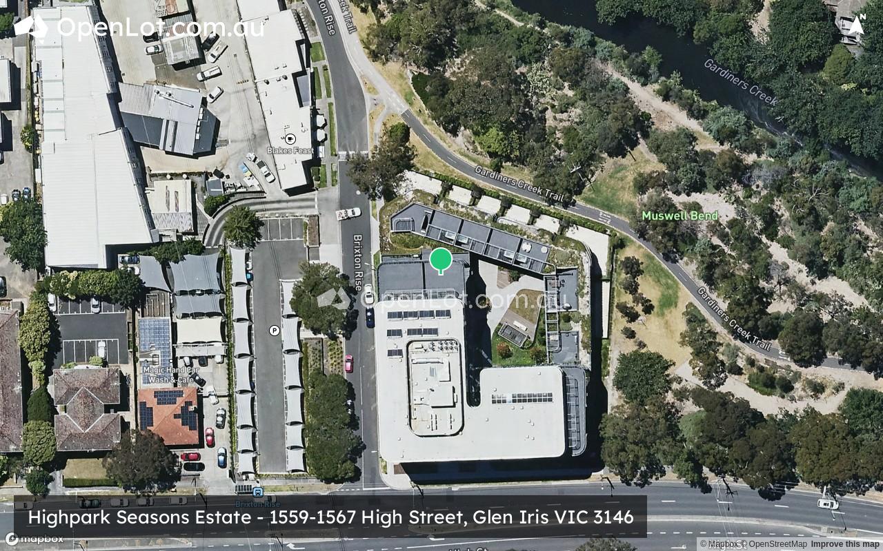 Satellite image for Highpark Seasons Estate - 1559-1567 High Street, Glen Iris VIC 3146