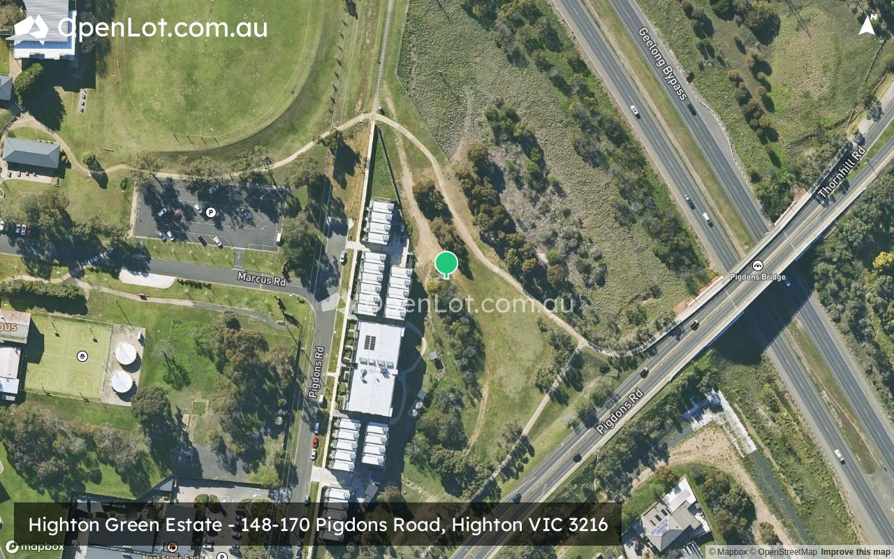 Satellite image for Highton Green Estate - 148-170 Pigdons Road, Highton VIC 3216