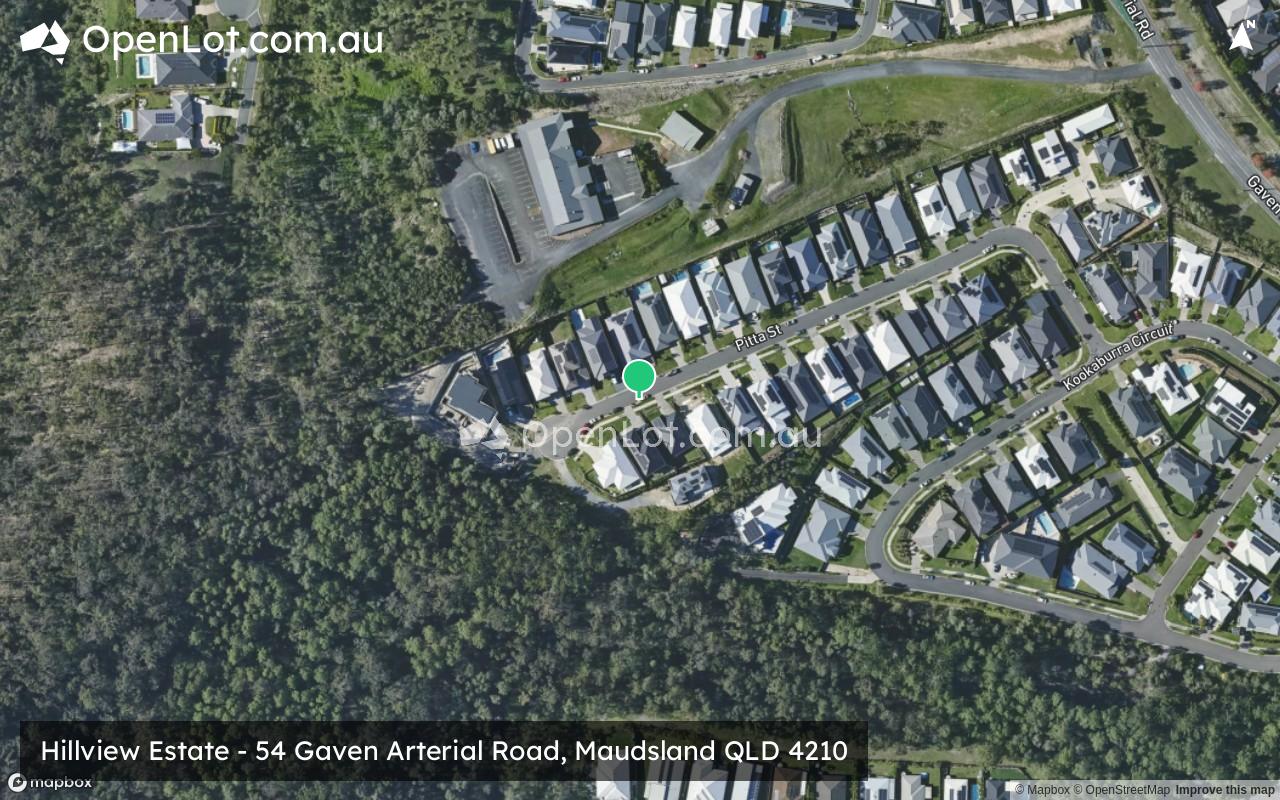 Satellite image for Hillview Estate - 54 Gaven Arterial Road, Maudsland QLD 4210