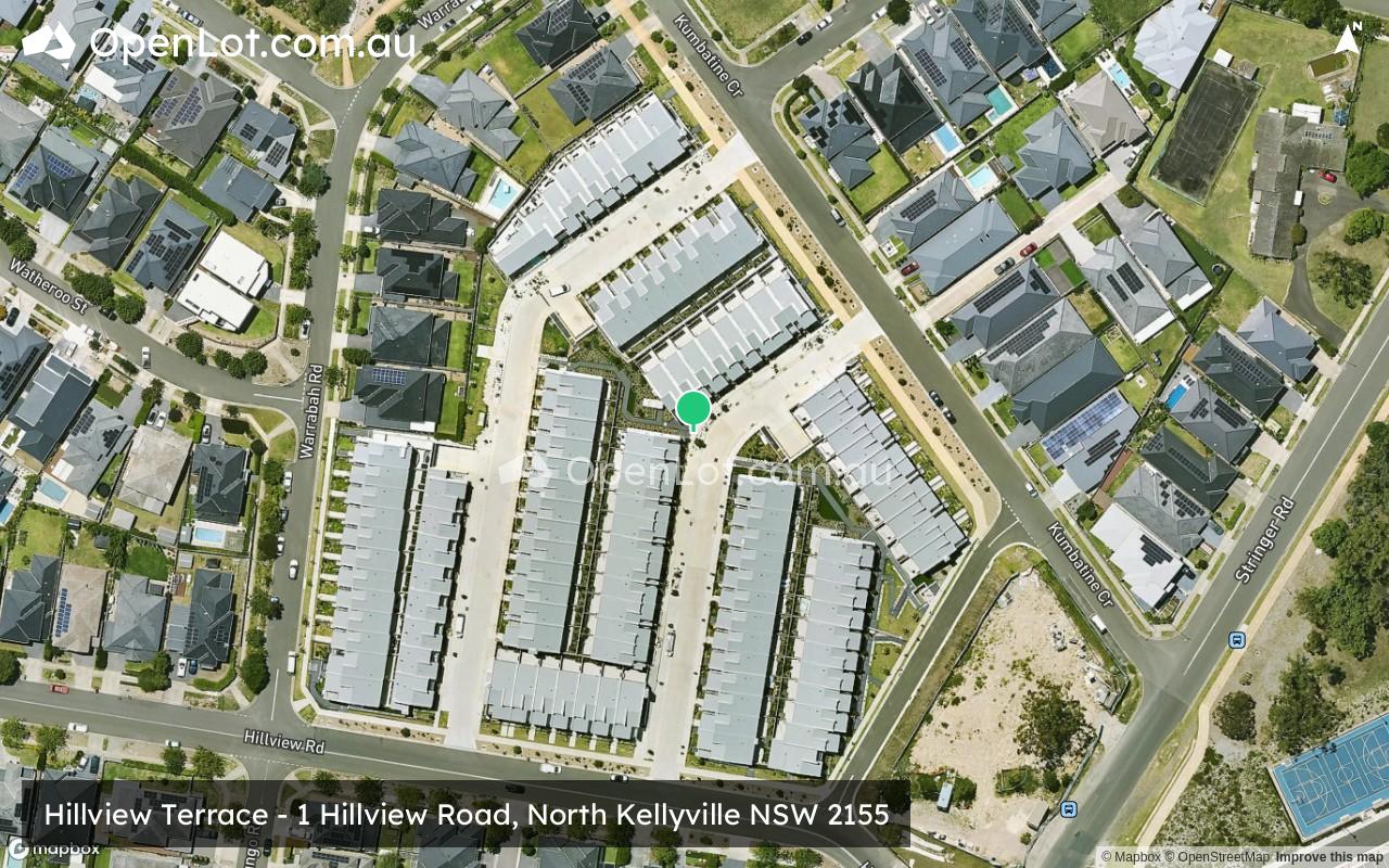 Satellite image for Hillview Terrace - 1 Hillview Road, North Kellyville NSW 2155