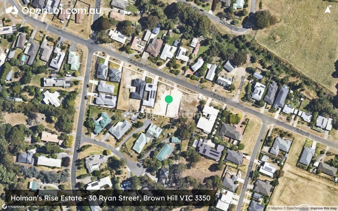 Satellite image for Holman’s Rise Estate - 30 Ryan Street, Brown Hill VIC 3350