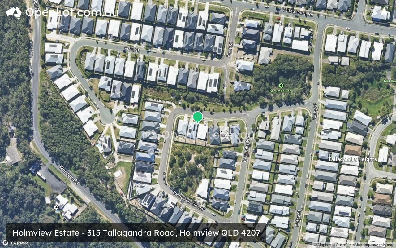 Satellite image for Holmview Estate - 315 Tallagandra Road, Holmview QLD 4207