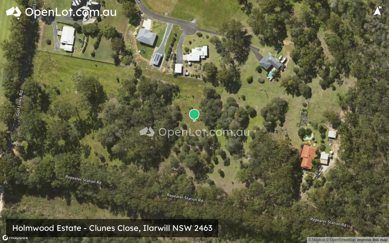 Satellite image for Holmwood Estate - Clunes Close, Ilarwill NSW 2463