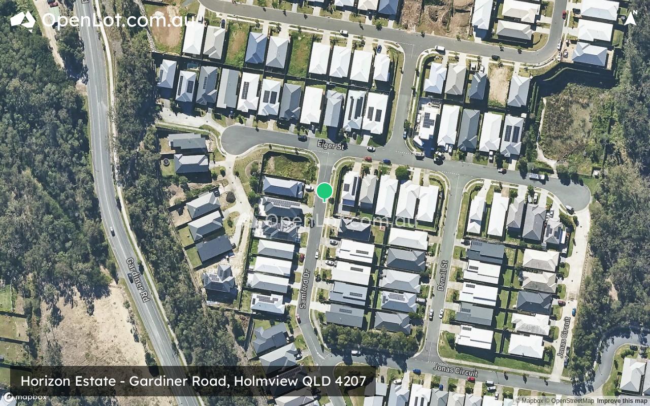 Satellite image for Horizon Estate - Gardiner Road, Holmview QLD 4207