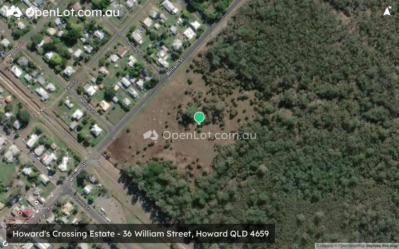 Satellite image for Howard's Crossing Estate - 36 William Street, Howard QLD 4659