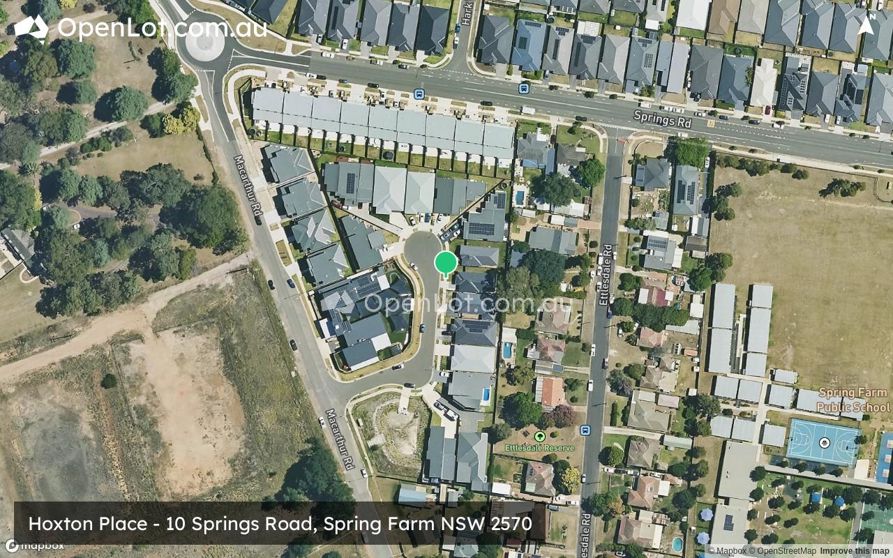 Satellite image for Hoxton Place - 10 Springs Road, Spring Farm NSW 2570