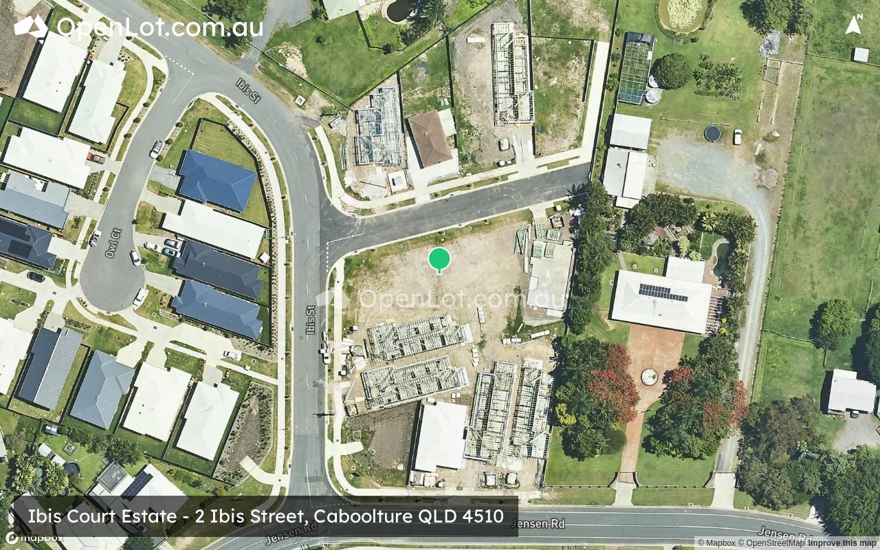 Satellite image for Ibis Court Estate - 2 Ibis Street, Caboolture QLD 4510