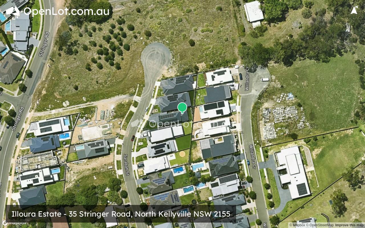 Satellite image for Illoura Estate - 35 Stringer Road, North Kellyville NSW 2155