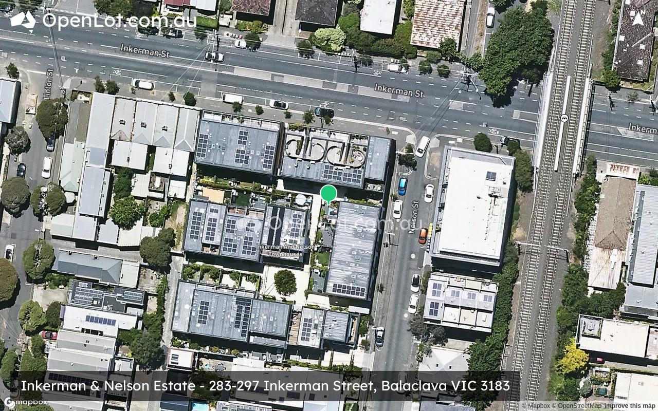 Satellite image for Inkerman & Nelson Estate - 283-297 Inkerman Street, Balaclava VIC 3183