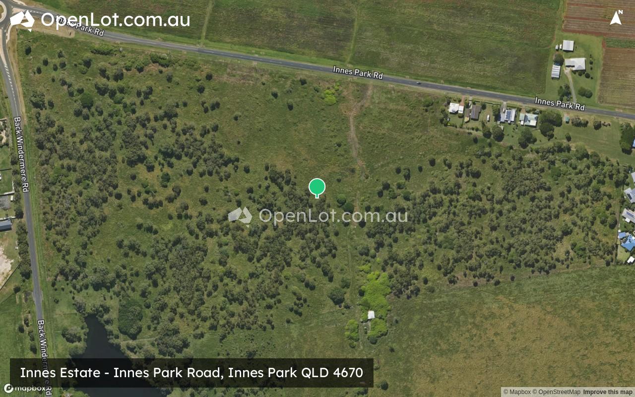 Satellite image for Innes Estate - Innes Park Road, Innes Park QLD 4670