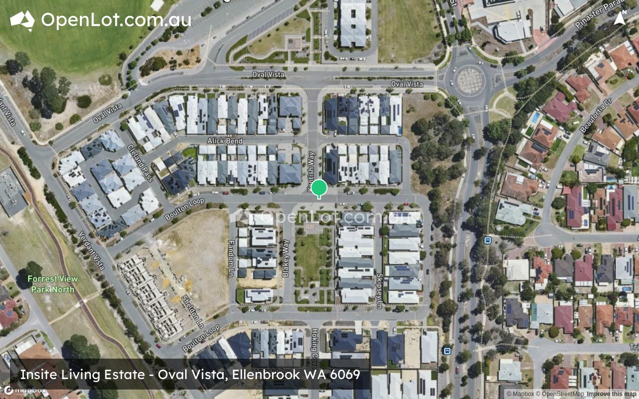 Satellite image for Insite Living Estate - Oval Vista, Ellenbrook WA 6069