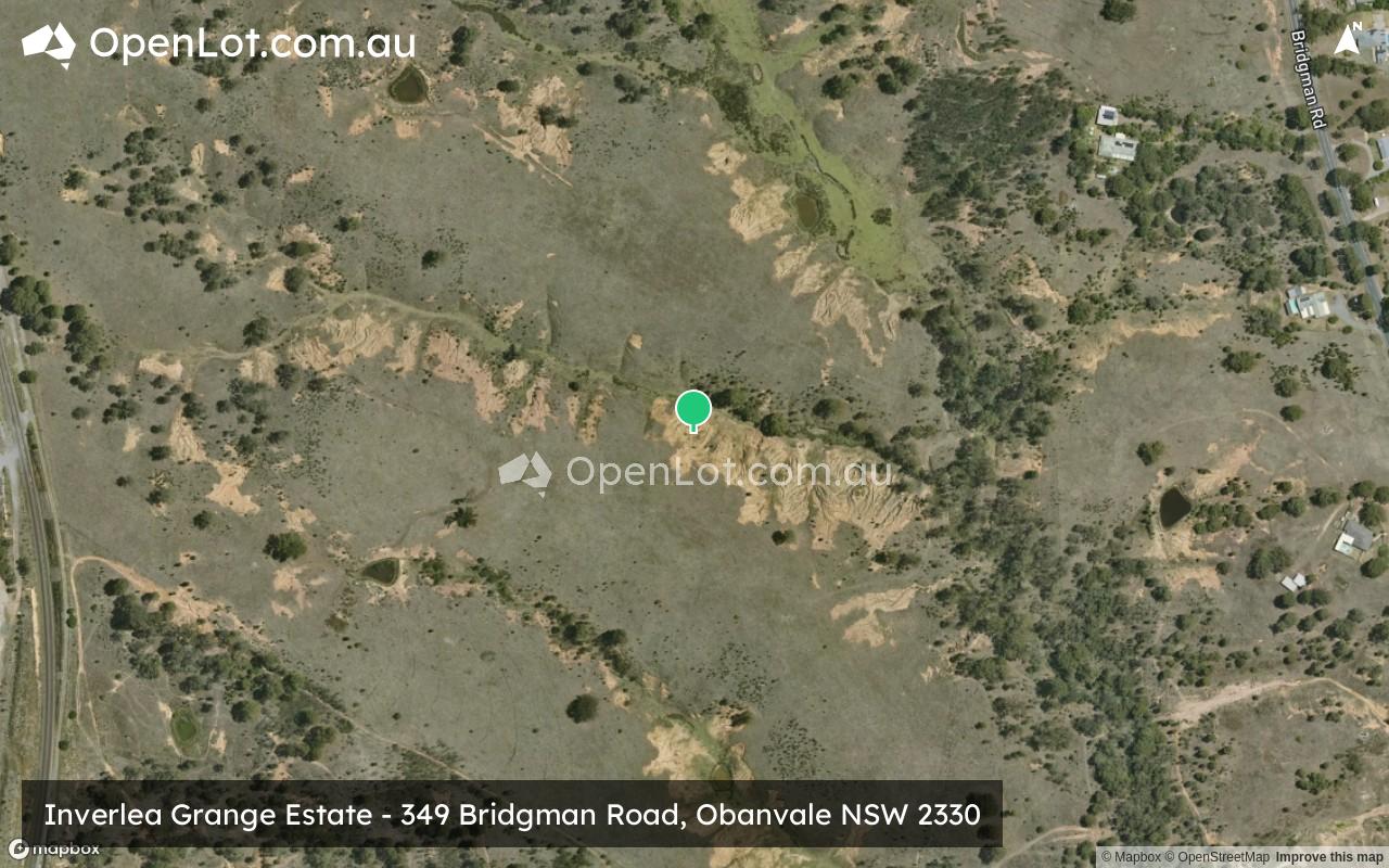 Satellite image for Inverlea Grange Estate - 349 Bridgman Road, Obanvale NSW 2330