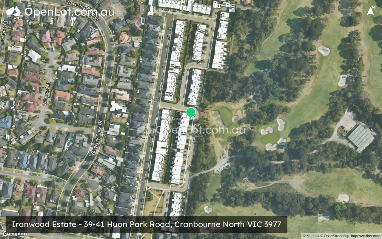 Satellite image for Ironwood Estate - 39-41 Huon Park Road, Cranbourne North VIC 3977