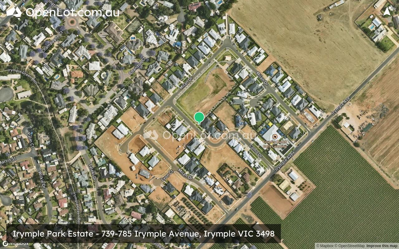 Satellite image for Irymple Park Estate - 739-785 Irymple Avenue, Irymple VIC 3498