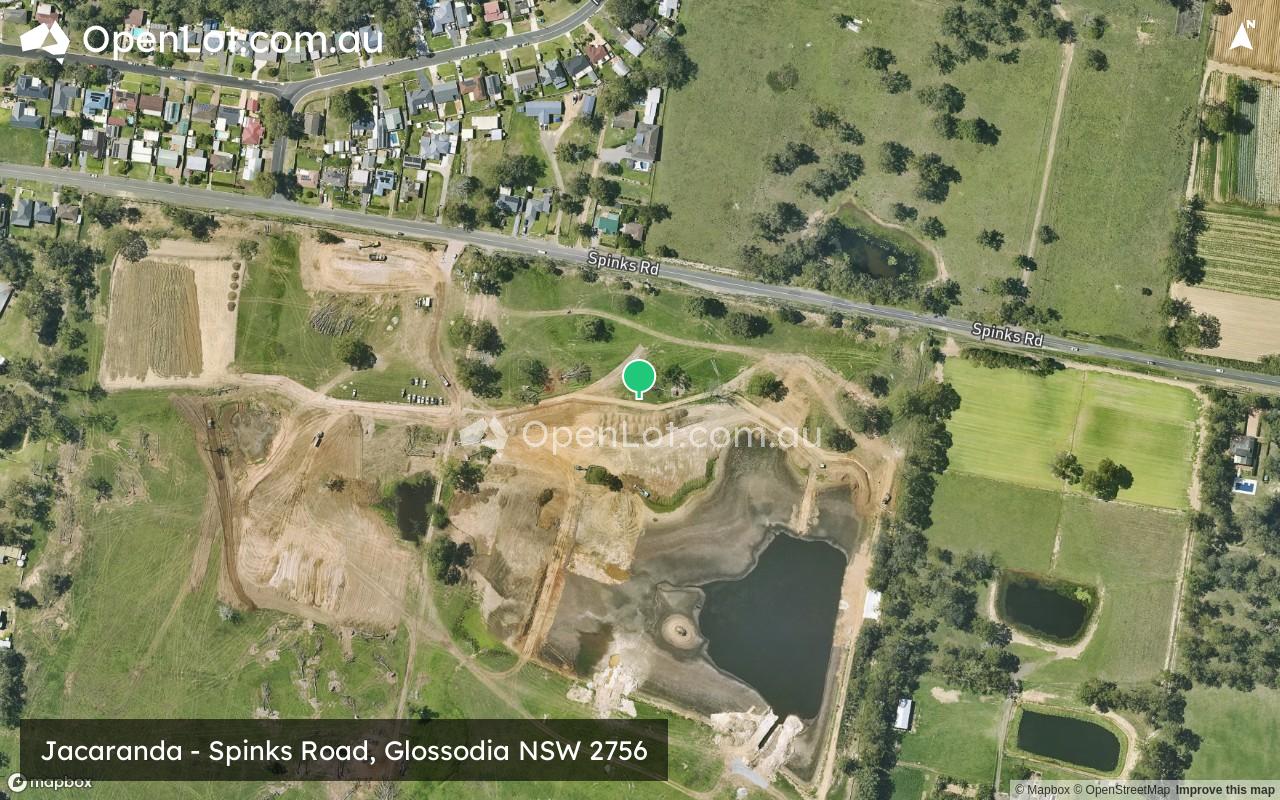 Satellite image for Jacaranda - Spinks Road, Glossodia NSW 2756