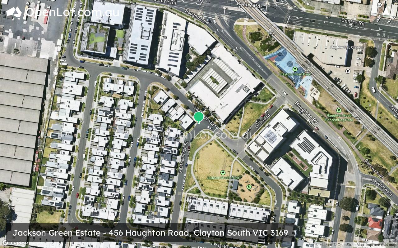 Satellite image for Jackson Green Estate - 456 Haughton Road, Clayton South VIC 3169