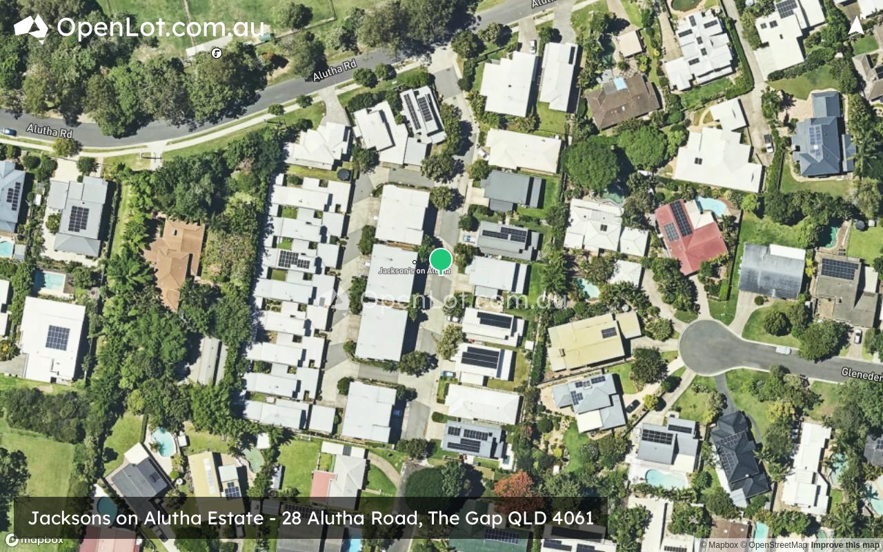 Satellite image for Jacksons on Alutha Estate - 28 Alutha Road, The Gap QLD 4061
