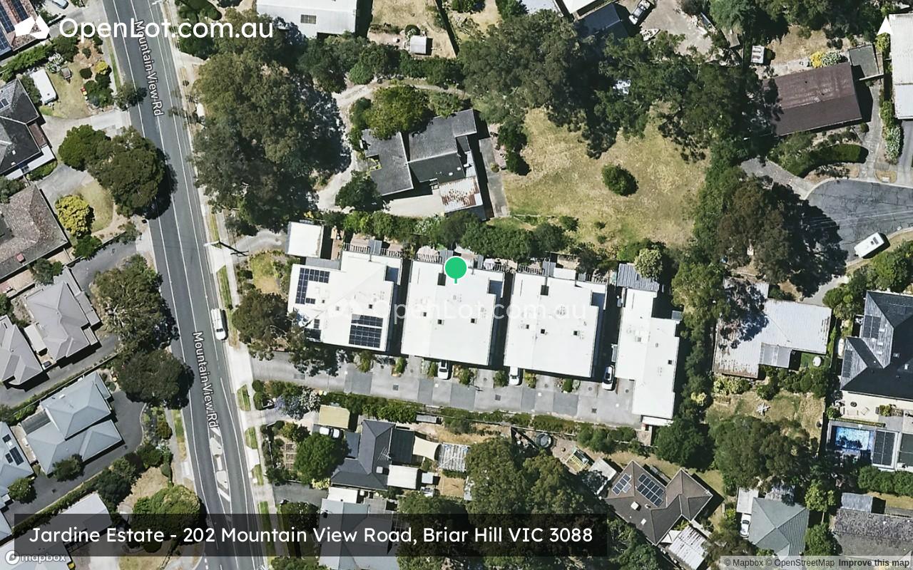 Satellite image for Jardine Estate - 202 Mountain View Road, Briar Hill VIC 3088