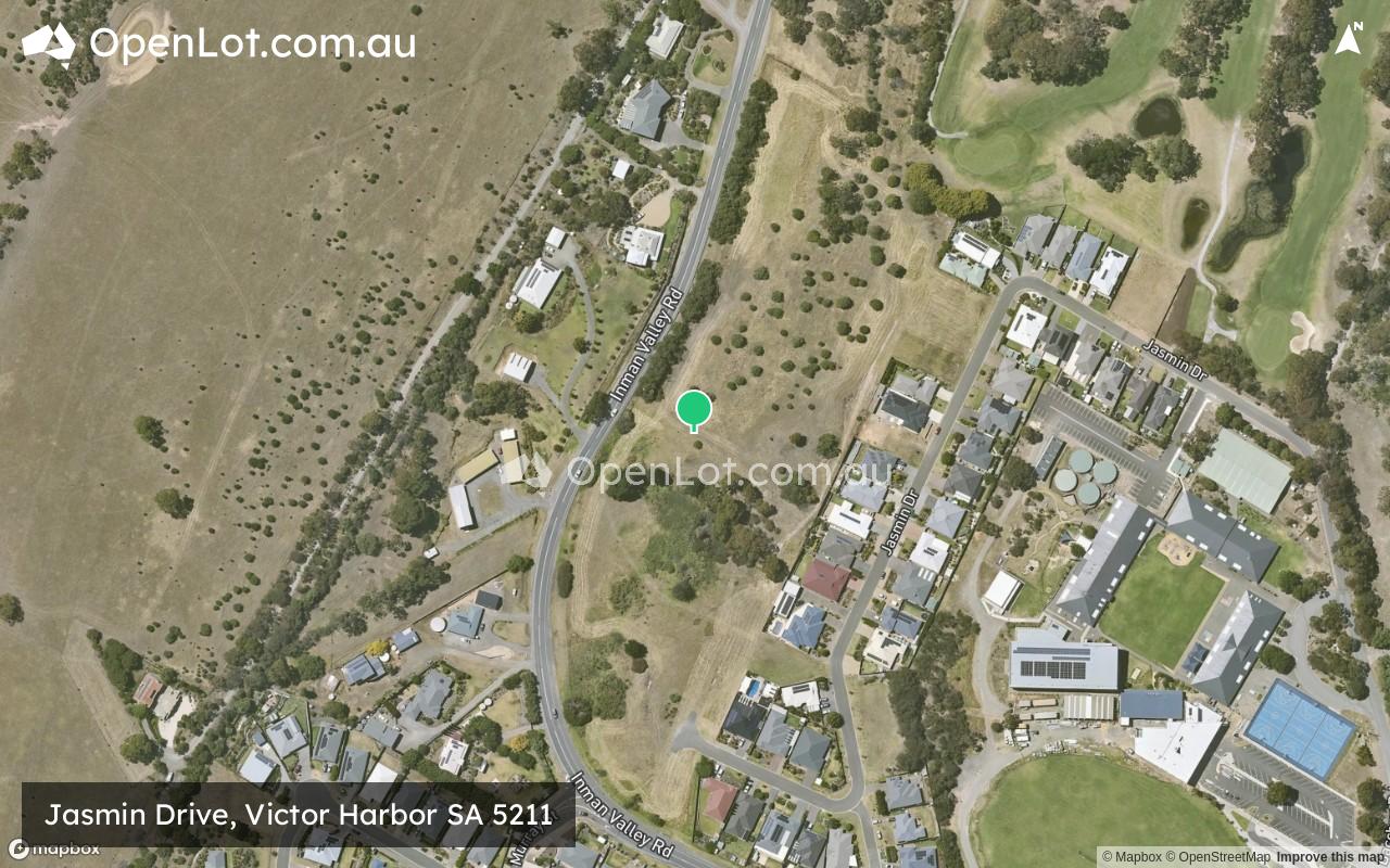 Satellite image for Jasmin Drive, Victor Harbor SA 5211