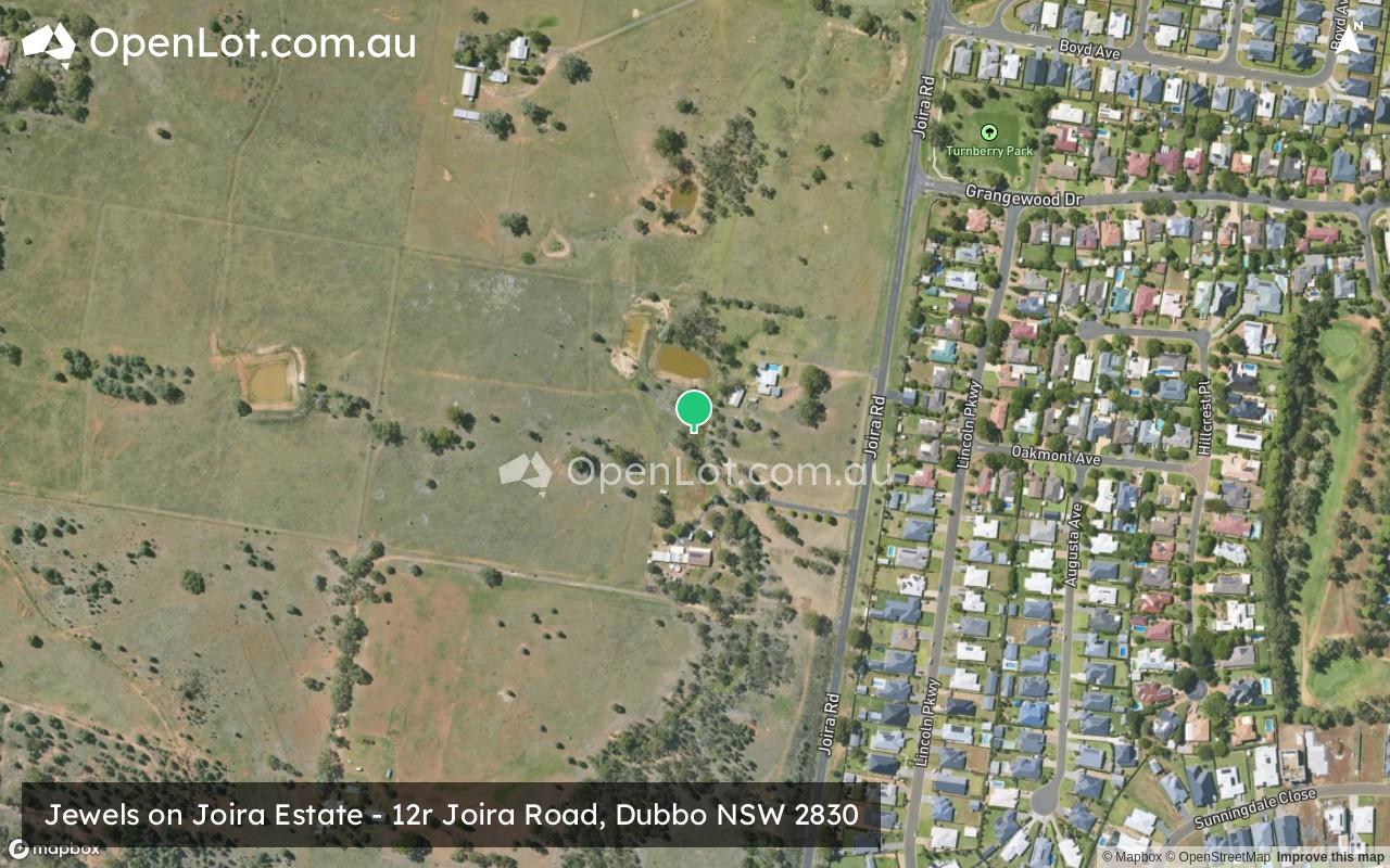 Satellite image for Jewels on Joira Estate - 12r Joira Road, Dubbo NSW 2830