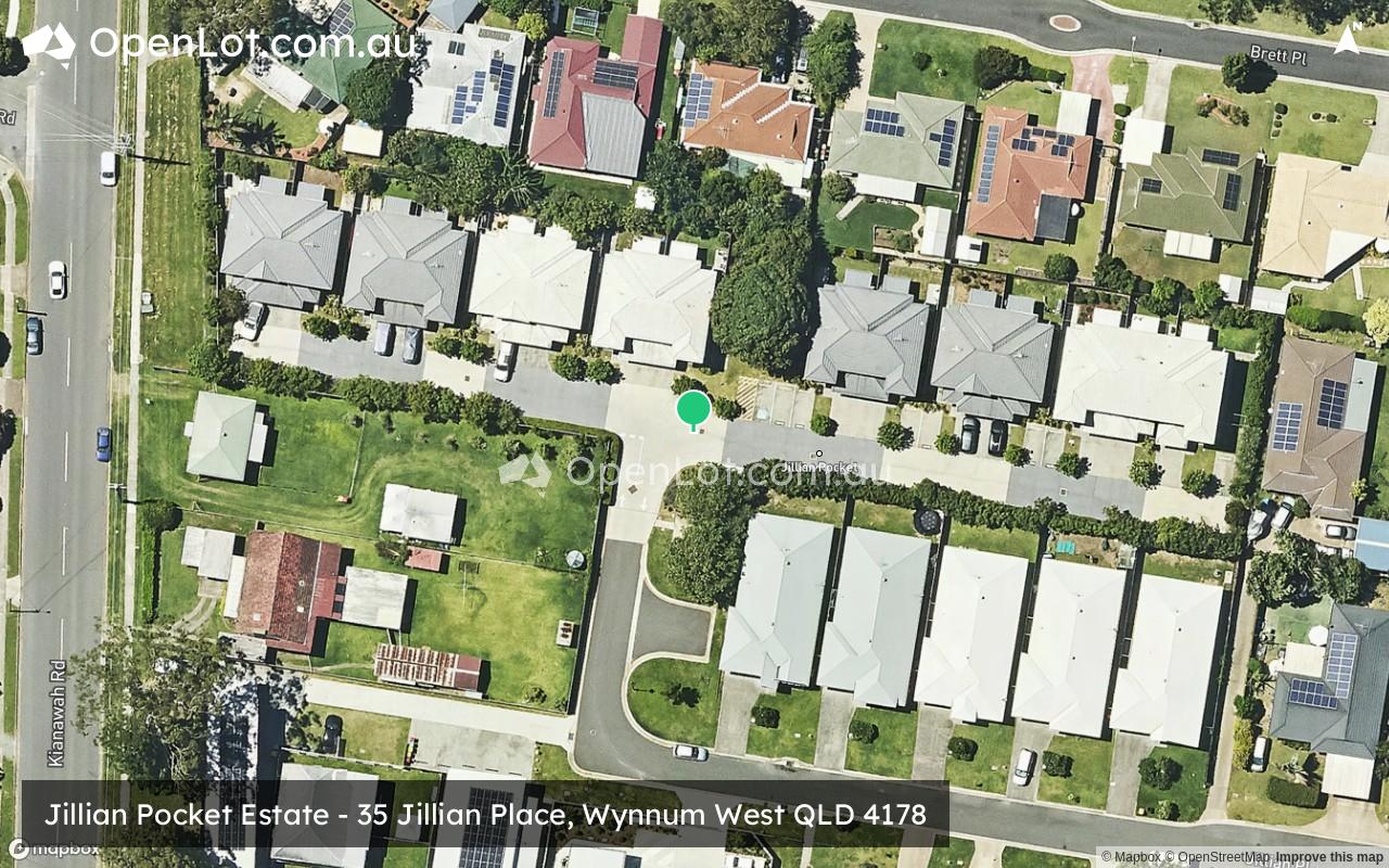 Satellite image for Jillian Pocket Estate - 35 Jillian Place, Wynnum West QLD 4178