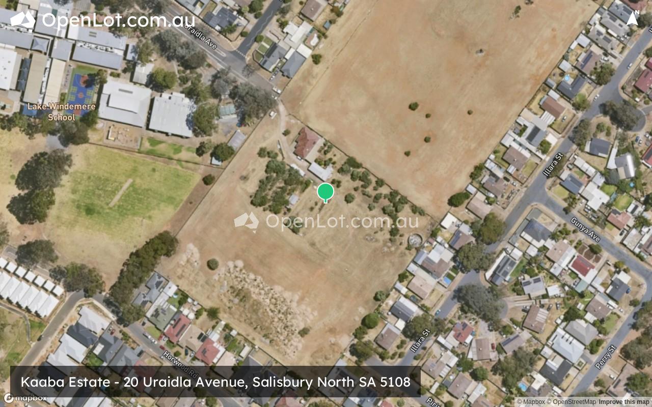 Satellite image for Kaaba Estate - 20 Uraidla Avenue, Salisbury North SA 5108