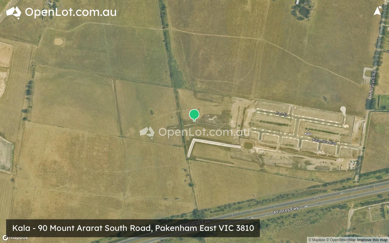 Satellite image for Kala - 90 Mount Ararat South Road, Pakenham East VIC 3810