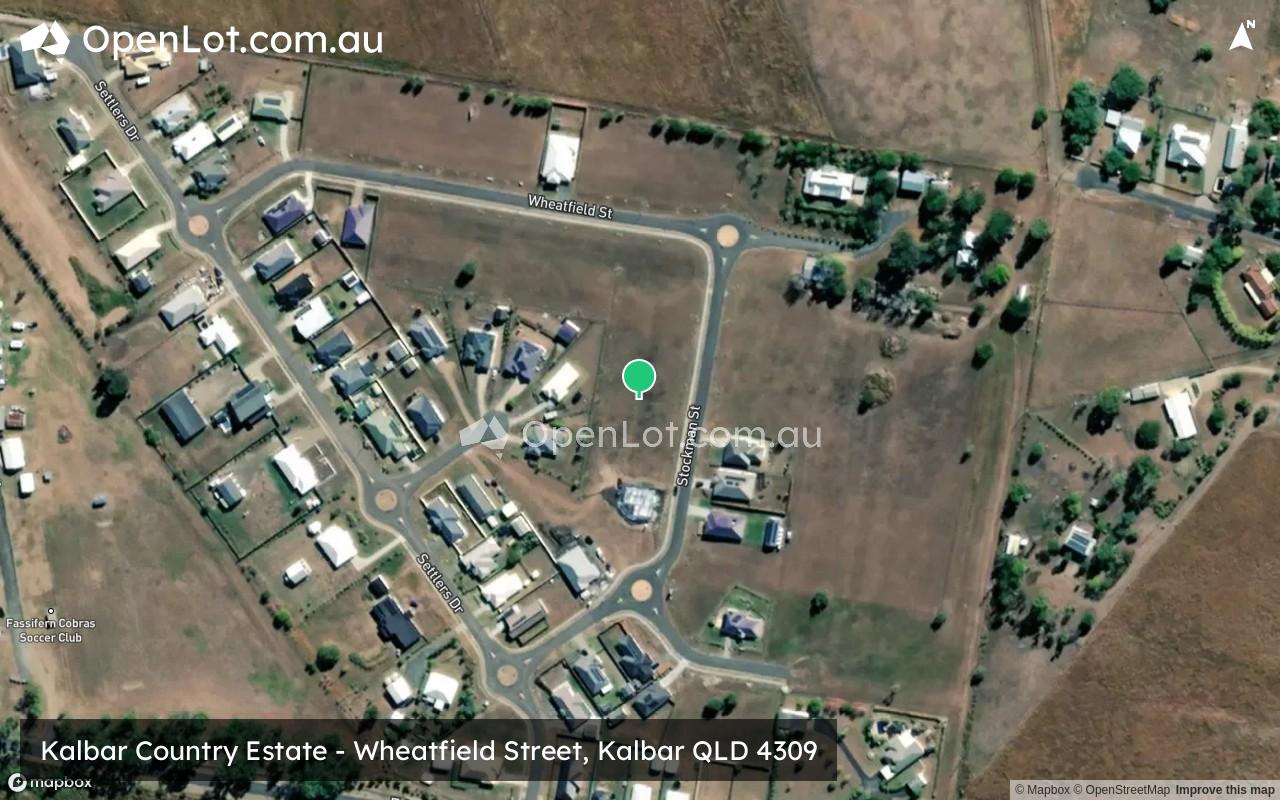 Satellite image for Kalbar Country Estate - Wheatfield Street, Kalbar QLD 4309