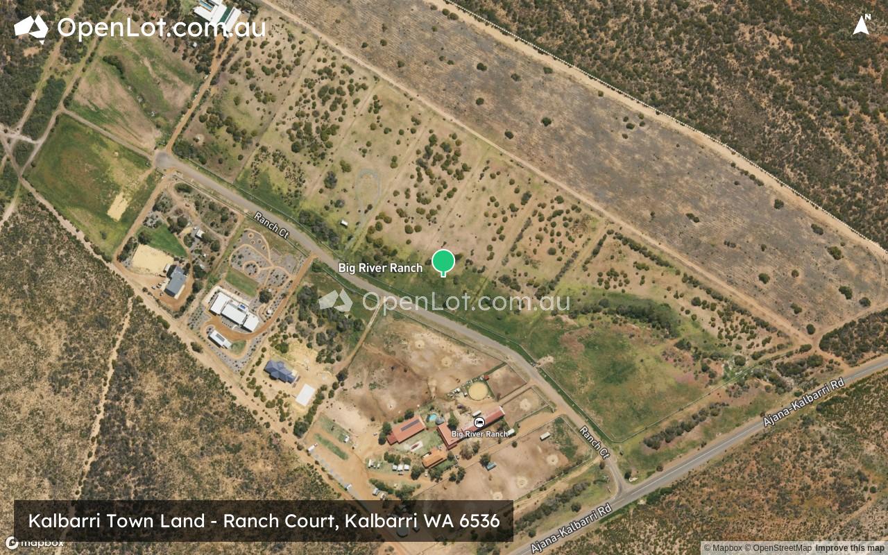 Satellite image for Kalbarri Town Land - Ranch Court, Kalbarri WA 6536