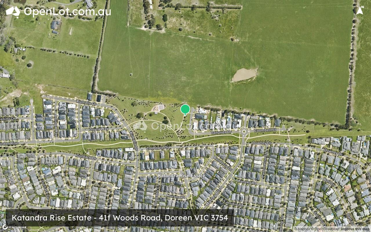 Satellite image for Katandra Rise Estate - 41f Woods Road, Doreen VIC 3754