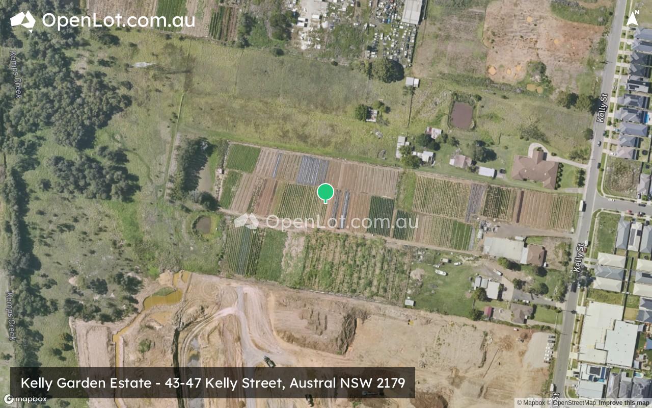 Satellite image for 43-47 Kelly Street, Austral NSW 2179