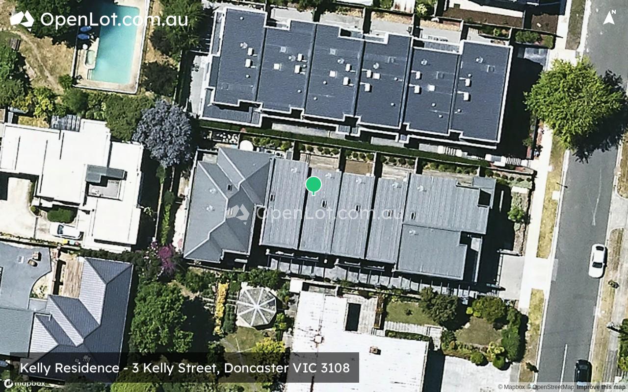 Satellite image for Kelly Residence - 3 Kelly Street, Doncaster VIC 3108