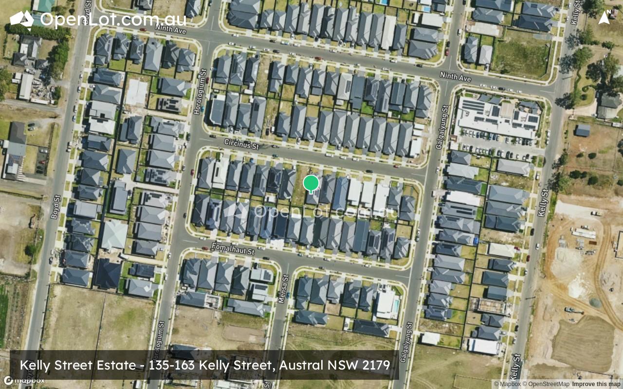 Satellite image for Kelly Street Estate - 135-163 Kelly Street, Austral NSW 2179