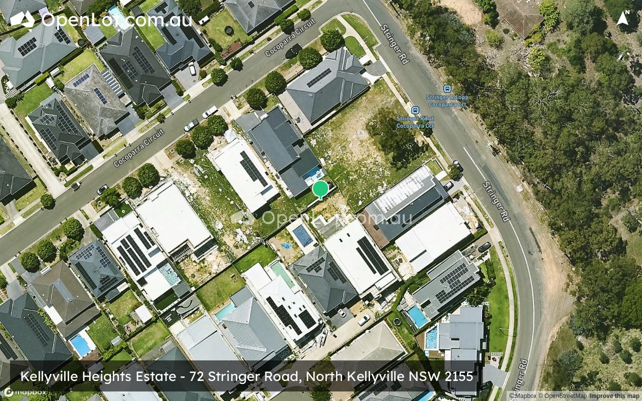 Satellite image for Kellyville Heights Estate - 72 Stringer Road, North Kellyville NSW 2155